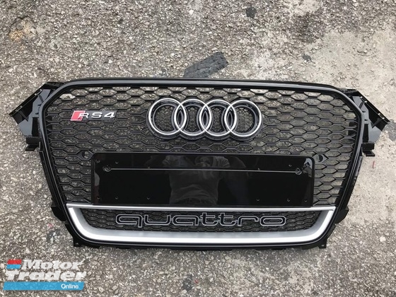 Audi A4 S4 B8.5 Grille RS4 Grill Quattro Wording Exterior & Body Parts > Car body kits | RM 680 ...