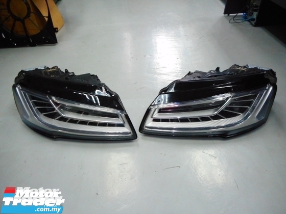 AUDI A8 2015 HEAD LAMP DAYLIGHT NEW USED RECOND CAR PARTS SPARE PARTS AUTO PART HALF CUT HALFCUT GEARBOX TRANSMISSION AUDI MALAYSIA Half-cut