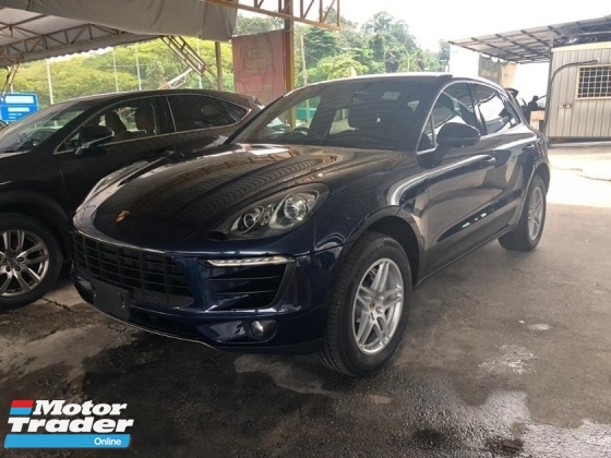 2015 PORSCHE MACAN 3.0 V6 S REVERSE CAMERA PADDLE SHIFT POWER BOOTS ELECTRIC LEATHER SEATS JAPAN SPEC