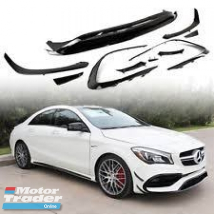 Mercedes w117 W176 AMG Front Aero Canards Bodykit  Exterior & Body Parts > Car body kits