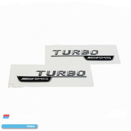 Mercedes Turbo AMG Fender Logo Emblem Badge Exterior & Body Parts > Others
