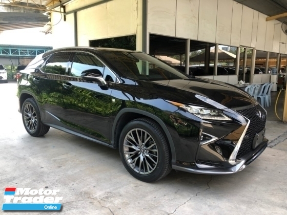 2016 LEXUS RX RX200t F Sport 2.0 Turbocharged 4WD Panoramic Roof Pre Crash Head Up Display Running LED Intelligent Multi Function Paddle Shift Steering Smart Entry Zone Climate Control Unreg
