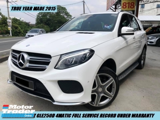 2015 MERCEDES-BENZ GLE 250D 4MATIC LOCAL UNDER WARRANTY LOW MILEAGE