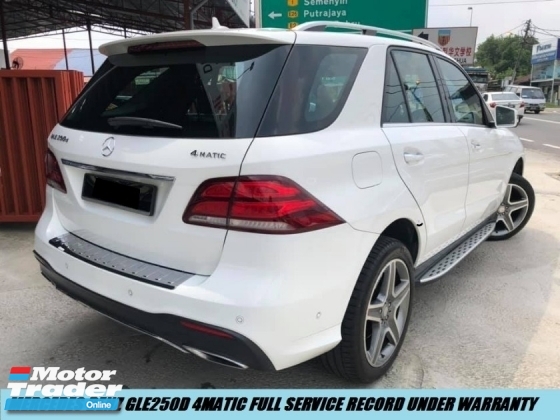 2015 MERCEDES-BENZ GLE 250D 4MATIC LOCAL UNDER WARRANTY LOW MILEAGE