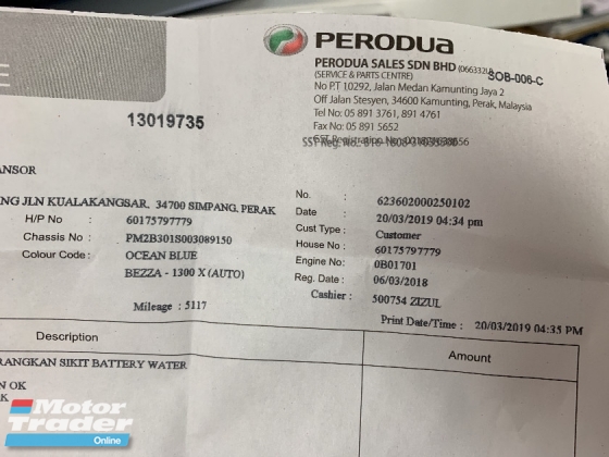 RM 38,800  2018 PERODUA BEZZA 1.3 X Premium FULL Spec(AUT