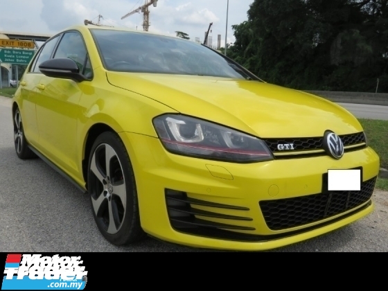 2014 VOLKSWAGEN GOLF 2.0 (A) GTI TSI Stage 2 Gred A++ 100% Free Accident High Loan One Owner Tip Top Condition