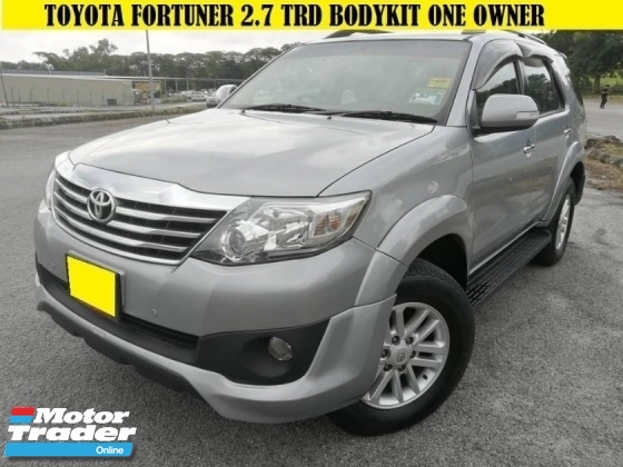2013 TOYOTA FORTUNER TOYOTA FORTUNER 2.7 SUV 4WD 7 SEATER