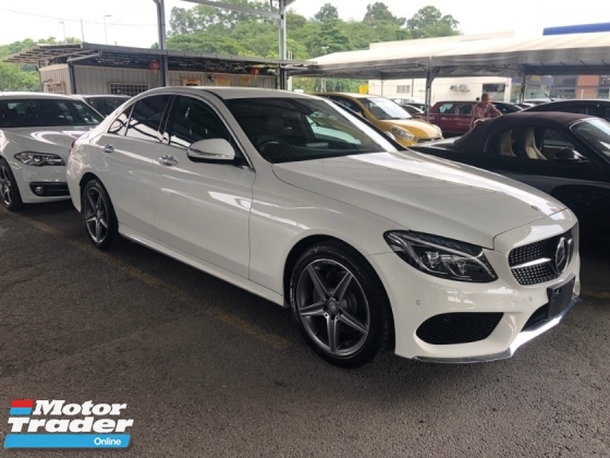 2014 MERCEDES-BENZ C-CLASS C180 AMG Sport Turbocharged Collision Prevention Assist Distronic PLUS Memory Bucket Seat Intelligent LED Smart Entry Multi Function Paddle Shift Steering Touch Pad Mercedes Benz Interface Bluetooth Connectivity Unreg