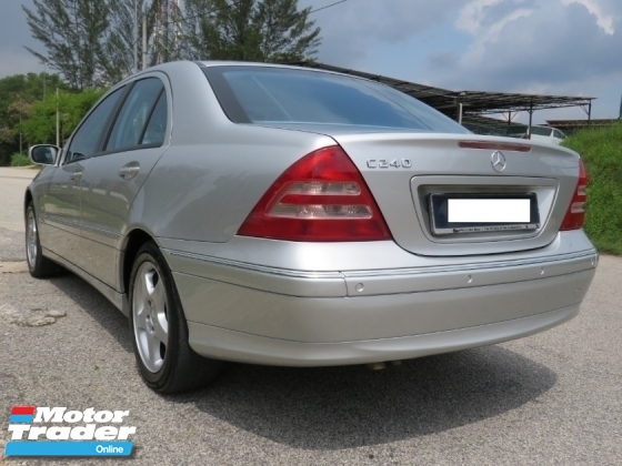 2003 MERCEDES-BENZ C-CLASS C240 2.6 (A) AVANTGARDE One Owner Accident Free Tip Top Condition Must View