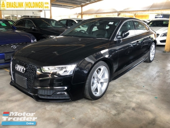 2014 AUDI A5 S Line Sport Back 2.0 Turbocharged MMi 3 Sun Roof Push Start Button Auto Power Bucket Seats Multi Function Paddle Shift Steering Climate Zone Control Bluetooth Connectivity Unreg