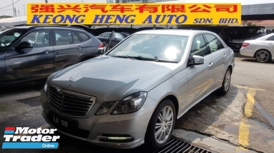 2012 MERCEDES-BENZ E-CLASS E200 CGI ELEGANCE (A) REG JAN 2013, ONE CAREFUL OWNER, LOW MILEAGE DONE 76K KM, FREE 1 YEAR GMR CAR WARRANTY, 17\
