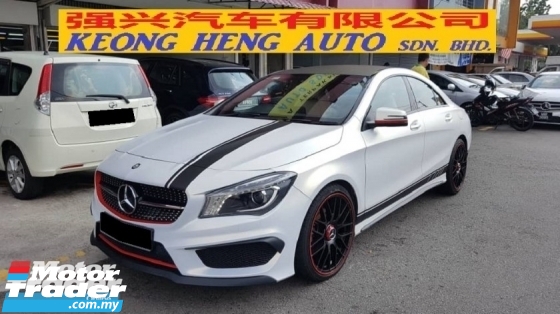 2015 MERCEDES-BENZ CLA CLA200 1.6cc (A) REG MAY 2015, ONE CAREFUL OWNER, FULL SERVICE RECORD, LOW MILEAGE DONE 73K KM, FREE 1 YEAR GMR CAR WARRANTY, CONVERT TO A45 BODY KIT & 19\