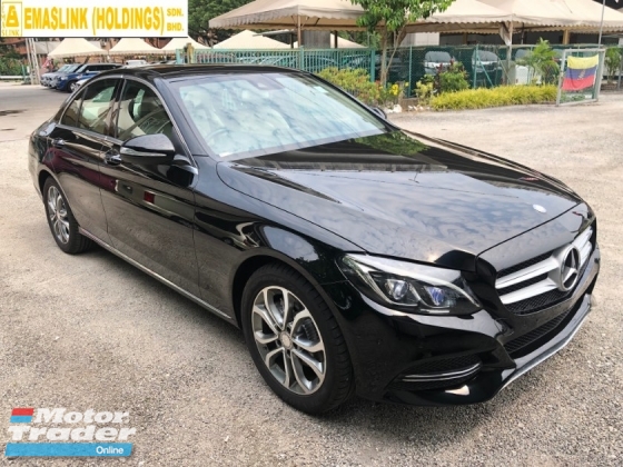 2015 MERCEDES-BENZ C-CLASS C200 Sport Premium 2.0 Turbocharged Panoramic Roof Automatic Power Boot 2 Memory Bucket Seats Adaptive Hi-Beam LED Multi Media Touch Pad Interface Bluetooth Connectivity Unreg