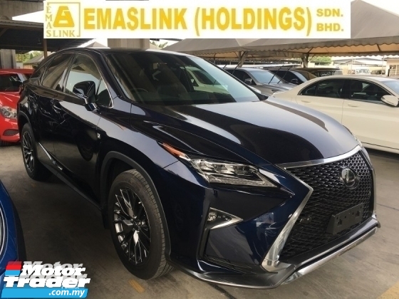 2017 LEXUS RX 200T 2.0 F SPORT SUV POWER BOAT CAMERA AIR-COUNT SEAT LIKE NEW