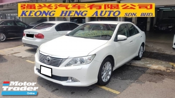 2013 TOYOTA CAMRY 2.0G SPEC (A) REG 2013, ONE OWNER, FULL SERVICE RECORD BY UMW TOYOTA, LOW MILEAGE DONE 105K KM, KEY LESS, PUSH START, 16\