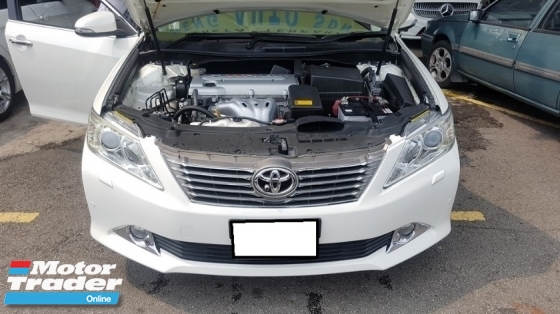 2013 TOYOTA CAMRY 2.0G SPEC (A) REG 2013, ONE OWNER, FULL SERVICE RECORD BY UMW TOYOTA, LOW MILEAGE DONE 105K KM, KEY LESS, PUSH START, 16\