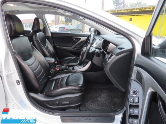 2015 HYUNDAI ELANTRA 1.8GLS (A) One Lady Owner Service On Time 100% Accident Free Full Bodykit Leather Seat Push Start Sunroof Power Seat High Loan Tip Top Condition Must View