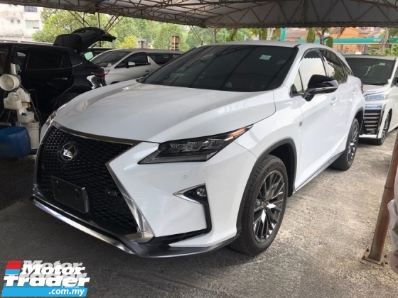 2017 LEXUS RX RX200t F Sport 2.0 Turbo Original 360 Surround Camera Pre-Crash Head Up Display HUD Intelligent Running Full-3LED Lights Lane Departure Assist Multi Function Paddle Shift Steering Smart Entry Lane Departure Assist Aircon-Vent Seats Bluetooth Unreg