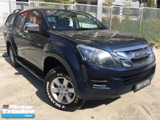 2016 ISUZU D-MAX 2.5L 4X2 MT DOUBLE CAB 2 YEAR WARRANTY (LOW MILEAGE)(ONE OWNER)(TURBO ENGINE)