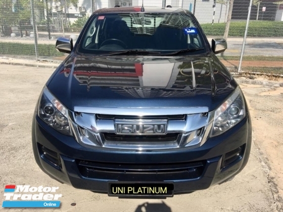 2016 ISUZU D-MAX 2.5L 4X2 MT DOUBLE CAB 2 YEAR WARRANTY (LOW MILEAGE)(ONE OWNER)(TURBO ENGINE)