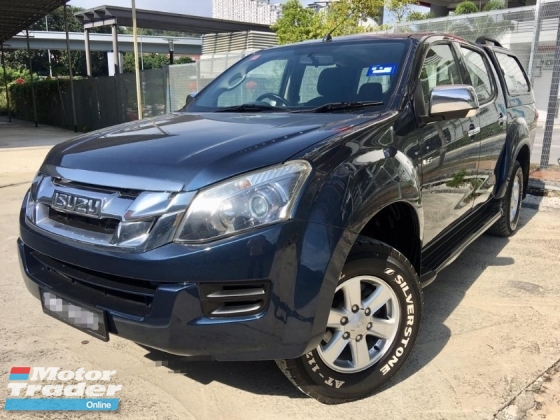 2016 ISUZU D-MAX 2.5L 4X2 MT DOUBLE CAB 2 YEAR WARRANTY (LOW MILEAGE)(ONE OWNER)(TURBO ENGINE)