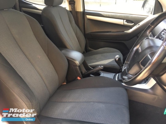 2016 ISUZU D-MAX 2.5L 4X2 MT DOUBLE CAB 2 YEAR WARRANTY (LOW MILEAGE)(ONE OWNER)(TURBO ENGINE)