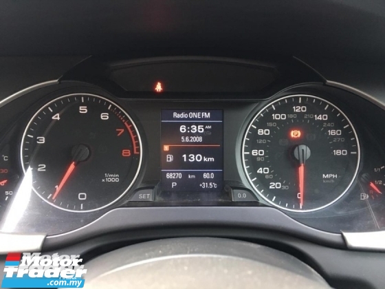 2009 AUDI A4 TFSI 1.8 (A) FULL CARACTERE BODYKIT(TRUE YEAR MAKE)(LOW MILEAGE)(ONE OWNER)(2 YEAR WARRANTY)2009-2012