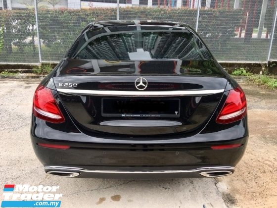 2017 MERCEDES-BENZ E-CLASS E250 2.0 Exclusive Sedan (TRUE YEAR MAKE)(UNDER WARRANTY)(LOW MILEAGE)(ONE OWNER)