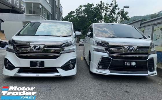 2015 to 2017 toyota vellfire anh30 za zg aero normal modelista bodykit with oem paint and  exhaust pipes Exterior & Body Parts > Body parts