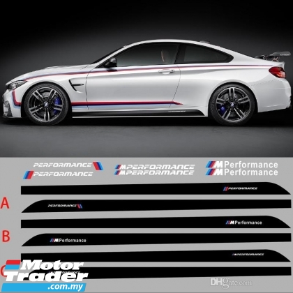 BMW F10 F30 G30 F32 F20 M Performance Side Skirt Sticker  Exterior & Body Parts > Others