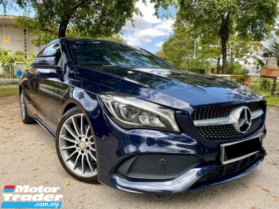 2017 MERCEDES-BENZ CLA 200 AMG FACELIFT CBU IMPORT BARU = TIP TOP CONDITION = LOW MILEAGE= FULL SERVICE RECORD MBM= YES YEAR END SALE= PUCHONG DEALER