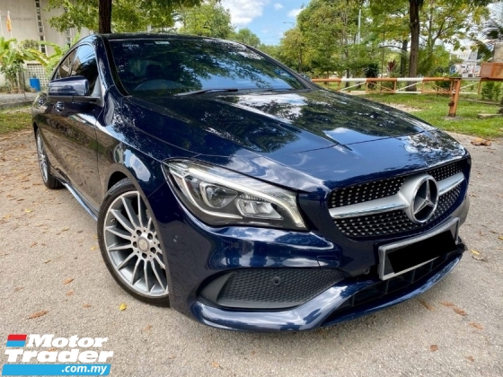 2017 MERCEDES-BENZ CLA 200 AMG FACELIFT CBU IMPORT BARU = TIP TOP CONDITION = LOW MILEAGE= FULL SERVICE RECORD MBM= YES YEAR END SALE= PUCHONG DEALER