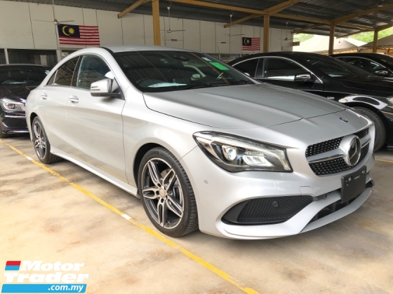 2017 MERCEDES-BENZ CLA CLA180 AMG Premium Turbo NEW FACELIFT Distronic-PLUS Pre-Crash Memory Bucket Seat Paddle Shift Intelligent Full-LED Keyless-GO Smart Entry Ambient Package Sport PLUS Bluetooth Apple CarPlay Active Lane Keeping Assist Active Blind Spot Active Brake Unreg