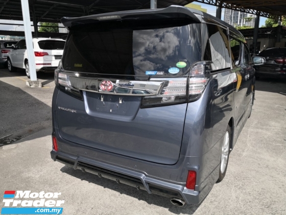 2015 TOYOTA VELLFIRE 2.5 ZA INC SST ANDROID MEDIA PLAYER 360 CAMERAS SUNROOF 2 POWER DOORS POWER BOOT JAPAN UNREG