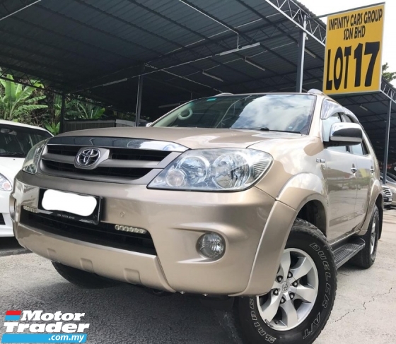 2007 TOYOTA FORTUNER 2.7V V (A) 4x4 7 SEAT WITH LEATHER