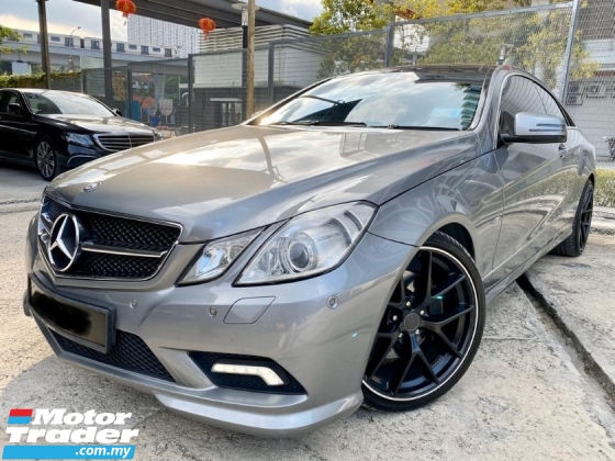 2010 MERCEDES-BENZ E-CLASS E250 CGI BLUE EFFICIENCY COUPE AMG SPORT(TRUE YEAR MAKE)(LOW MILEAGE)(ONE OWNER)(2 YEAR WARRANTY)