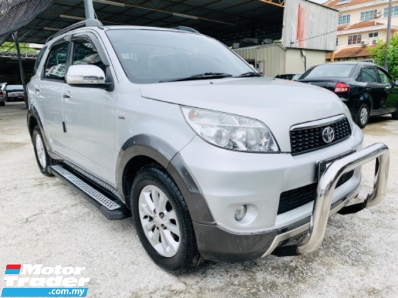 2012 TOYOTA RUSH TOYOTA RUSH 1.5 S (A)  7 SEATER SUV 1 SENIOR MALAY OWNER JUST BUY AND USE ONLY