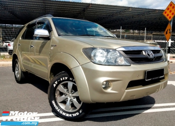 2008 TOYOTA FORTUNER 2.7V AUTO PETROL ACCIDENT FREE NO OFF ROAD 8 SEATED MUST VIEW