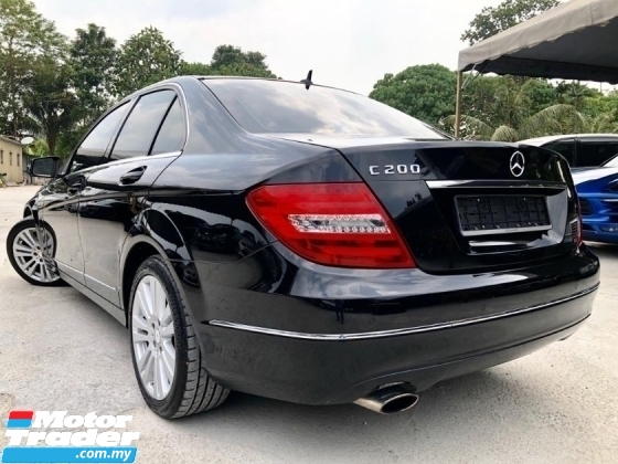 2013 MERCEDES-BENZ C-CLASS C200 CGI BLUE EFFICIENCY Good Condition Original Paint Accident Free No Repair Need Worth Buy