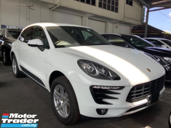 2015 PORSCHE MACAN 2.0 turbo power boot electric seat back left camera sport mode paddle shift PDK PSM unregistered