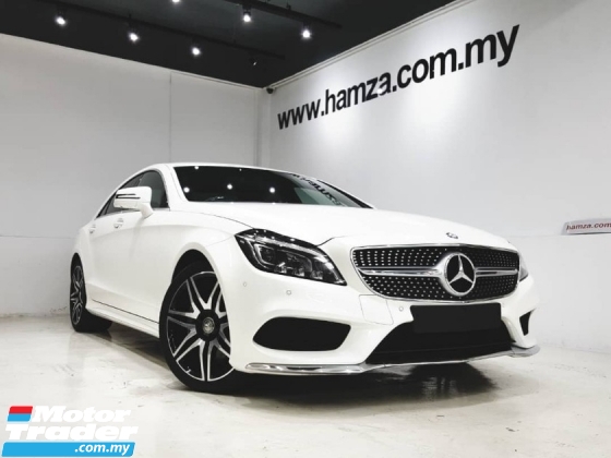 2016 MERCEDES-BENZ CLS-CLASS 400 AMG LINE DIAMOND WHITE UNREGISTERED