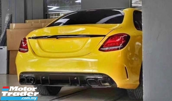 Mercedes C Class W205 AMG C63 FL Diffuser   Exhaust Tips Exterior & Body Parts > Car body kits