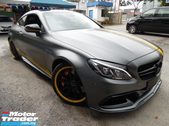 2016 MERCEDES-BENZ C-CLASS C63 S 4.0 V8 BiTURBO EDITION 1 AMG SPORT COUPE