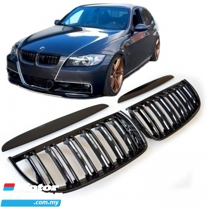 BMW 3 SERIES 5 SERIES E60 E90 F30 F10 M3 FRONT GRILL GLOSSY BLACK BODYKIT Exterior & Body Parts > Car body kits