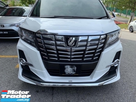 TOYOTA ALPHARD 2015 TO 2017 AGH30 SA SC AERO NORMAL MODELISTA BODYKIT WITH OEM PAINT AND EXHAUST PIPES Exterior & Body Parts > Car body kits