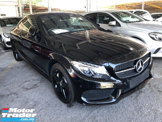 2016 MERCEDES-BENZ C-CLASS C300 AMG Premium Coupe 2.0 Turbo 9G-Tronic 241HP Fully Loaded Panoramic Roof Burmester 3D Surround
