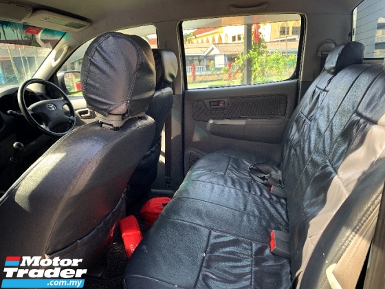 2009 TOYOTA HILUX 2.5 G Pickup Truck(MANUAL)FREE MOTORSIKAL BARU+CASHBACK 1K+BELI PANDU DULU 6 BULAN PERTAMA TAK PAYAH