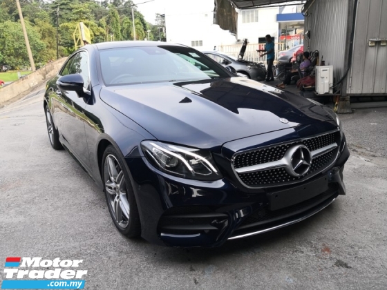2018 MERCEDES-BENZ E-CLASS E300 2.0 AMG Coupe 2 Years Warranty Panoramic Roof Unreg SST SALES