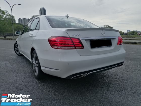 2013 MERCEDES-BENZ E-CLASS E200 AVANTGARDE 2.0 7SPEED W212 FACELIFT CKD LOCAL