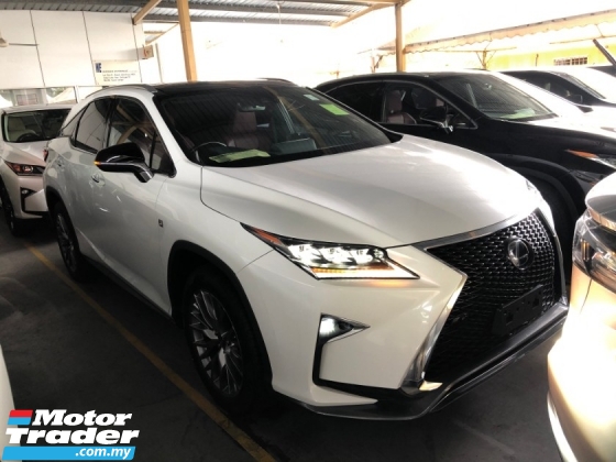 2016 LEXUS RX RX200t F Sport 2.0 Turbo 3 LED Panoramic Roof Head Up Display Memory Air Cond Seat Paddle Shift PCS